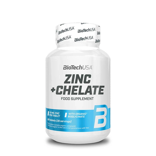 Biotechusa Zinc + Chelate 60 Tabs