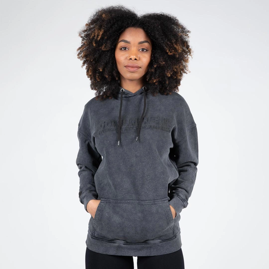 Gorilla Wear Crowley Oversized Women's Hoodie Washed Grey