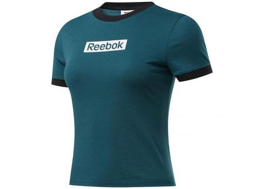 Naisten treenipaita Reebok Training Essentials Linear Logo Slim W FK6679