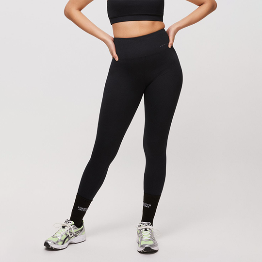 Soft High Waist Tights, Black