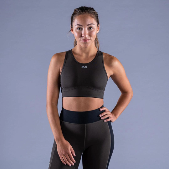 Cln Intense Sport Bra Black Olive
