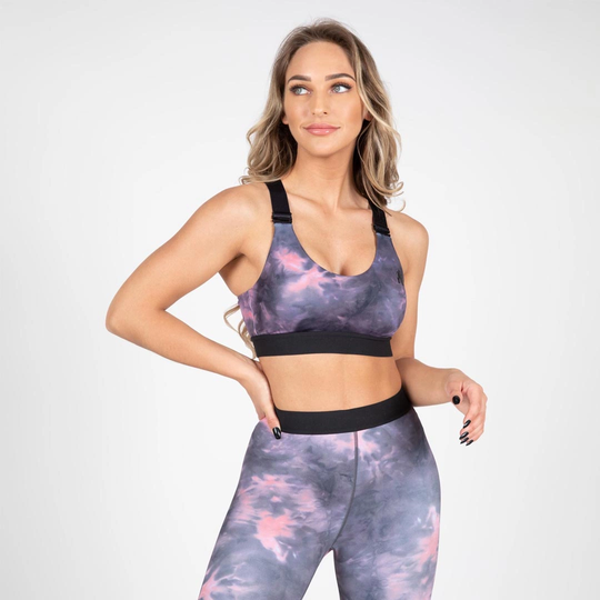 Gorilla Wear Colby Sports Bra Grey/pink