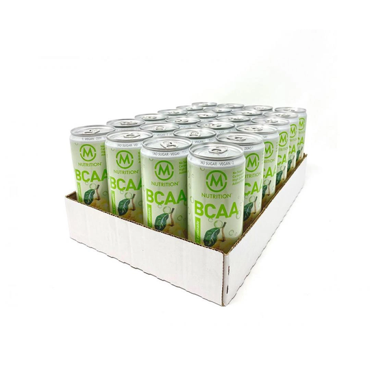24 X M-nutrition Bcaa Aminohappojuoma 330 Ml Pear Lemonade