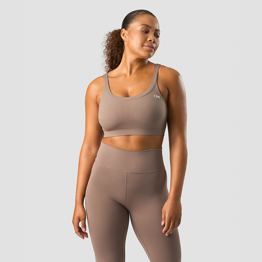 Nimble Sports Bra, Dusty Brown