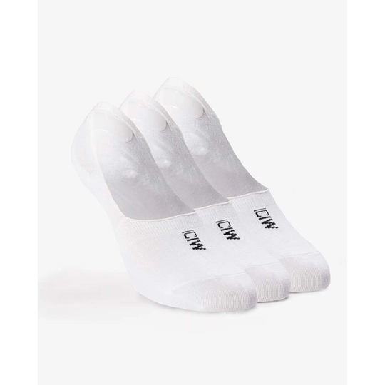Icaniwill Invisible Socks 3-pack White 42-44