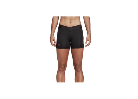Naisten leggingsit adidas Alphaskin Sport W 3-Stripes Short W DQ3553