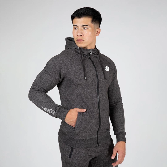 Gorilla Wear Payette Zipped Hoodie Grey