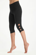Urban Goddess Shanti Yoga Capri Legging (Urban Black)