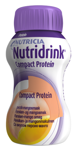 Nutridrink Compact Protein 4 x 125 ml Persikka-Mango