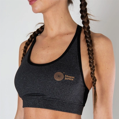 Fitnessjunkie Signature Sports Bra Grey