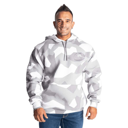 Gasp Logo Hoodie Stealth Snow Camo