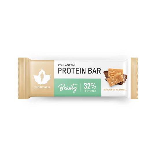 Puhdistamo Kollageeni Protein Bar Suolainen Karamelli