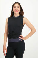 Urban Goddess Laskhmi Yoga Crop Top (Urban Black)