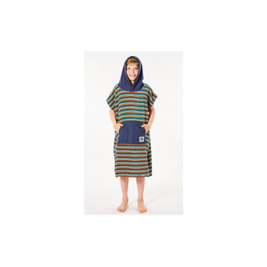 Rip Curl Surf Sock Hooded Towel Lasten Poncho pyyhe, Multico