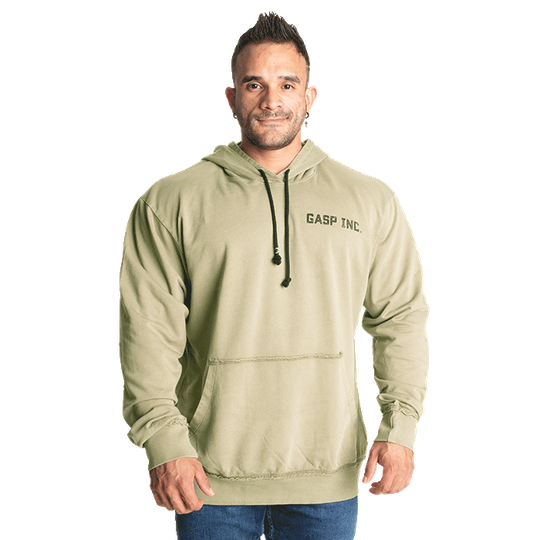 Acid Hoodie, Washed Green