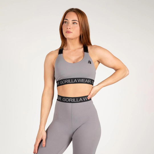 Gorilla Wear Colby Sports Bra Grey