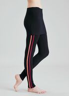 Asquith Smooth You Leggings -bambulegginssit (Black/Beetroot)
