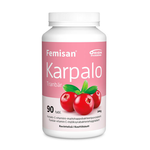 Femisan Karpalo 90 purutablettia *