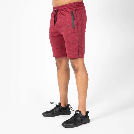 Gorilla Wear Wenden Track Shorts Burgundy Red