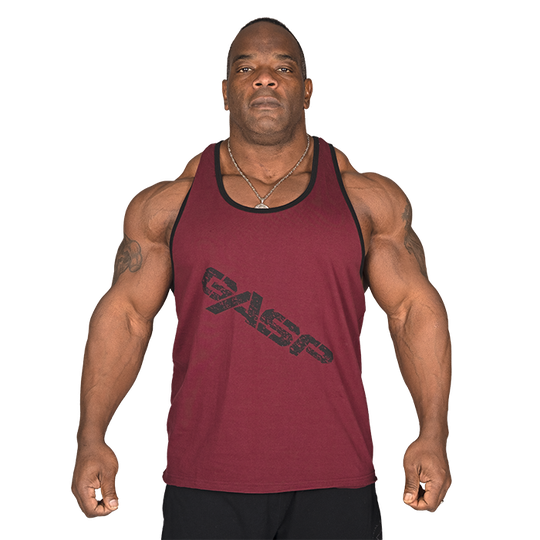 Vintage T-back, Maroon
