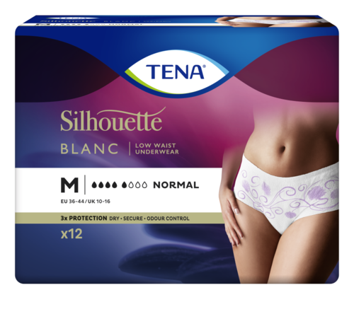 Tena Silhouette Normal M-koko 12 kpl