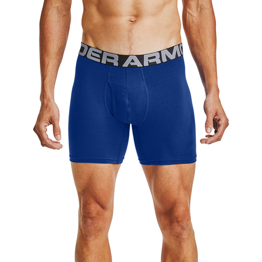 UA Charged Cotton 6inch 3-pack, Royal