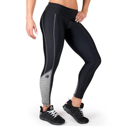 Gorilla Wear Carlin Compression Tights Black & Grey S