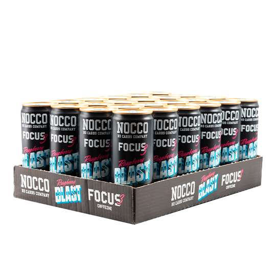 24 x NOCCO FOCUS, 330 ml, Raspberry Blast, FI