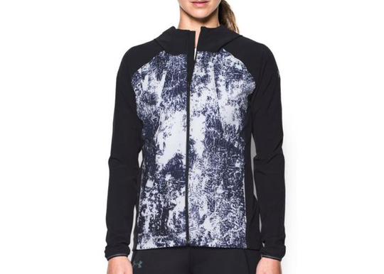 Naisten juoksutakki Under Armour Out Run The Storm Printed W 1304715-001
