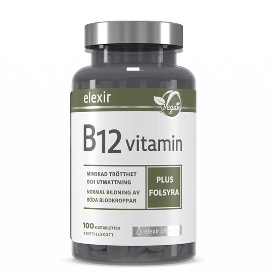 Elexir Pharma B12 Vitamin 100 Tabs