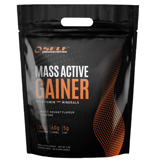 Self Omninutrition Mass Active Gainer 2 Kg White Nougat Torrone