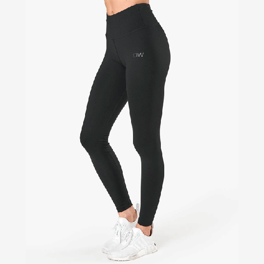 Classic High Waist Tights, Black