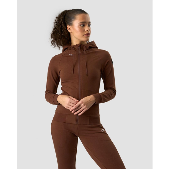 Icaniwill Activity Zip Hoodie Wmn Cinnamon