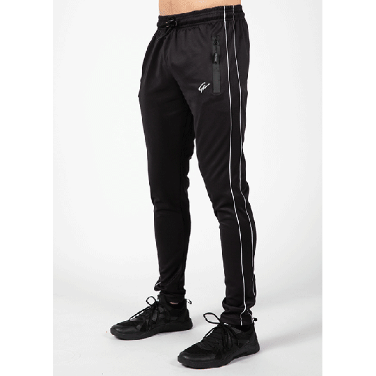 Wenden Track Pants, Black/White