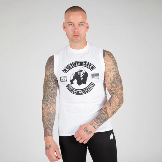 Gorilla Wear Tulsa Tank Top White