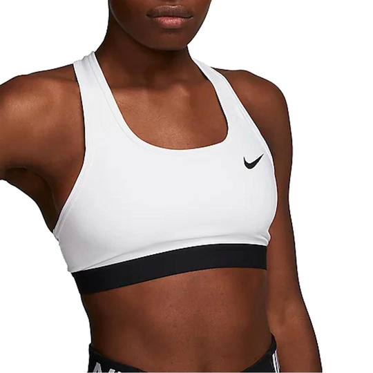Nike Swoosh Bra White