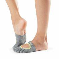 ToeSox Dance Releve Full Toe (Heather Grey /Lime)