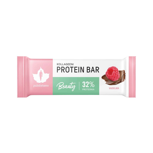 Puhdistamo Kollageeni Protein Bar Vadelma