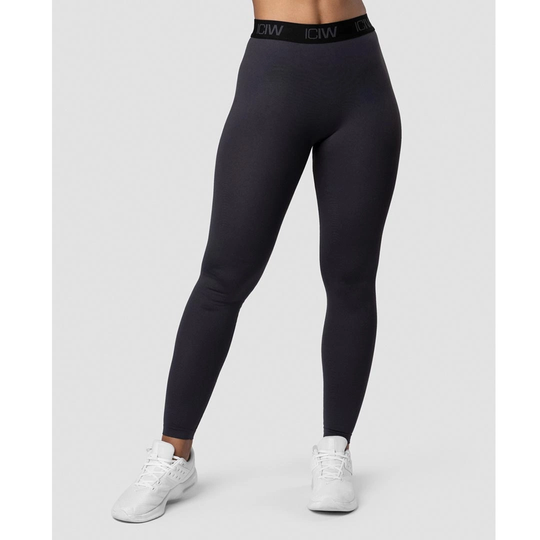 Icaniwill Define Logo Seamless Tights Graphite L
