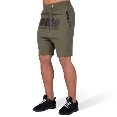 Gorilla Wear Alabama Drop Crotch Shorts Army Green L