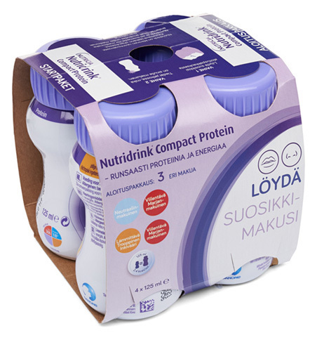 Nutridrink Compact Protein 4 x 125 ml mixpack