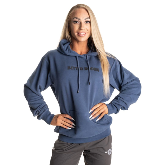 Better Bodies Logo Hoodie V2 Sky Blue