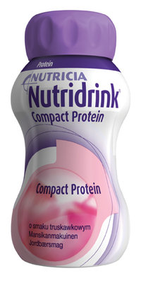Nutridrink Compact Protein 4 x 125 ml Mansikka