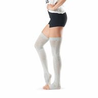 ToeSox Farrah Leg Warmers-säärystimet (Platinum)