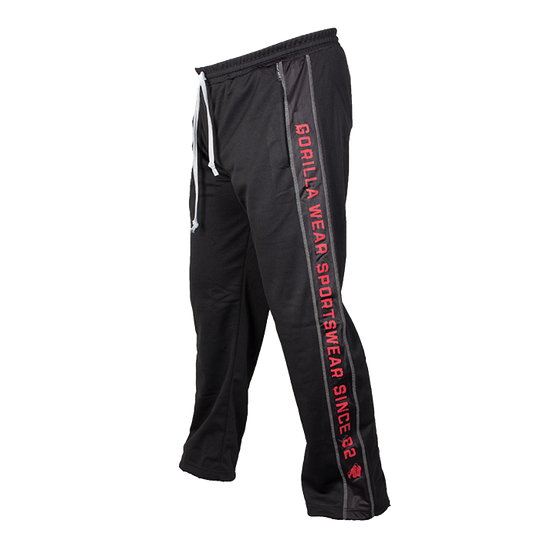 Functional Mesh Pants, Black/Red