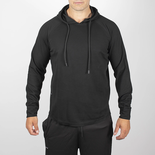 Actly Gym Thermal Hoodie Black Xl