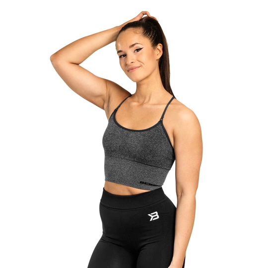 Better Bodies Astoria Seamless Bra Graphite Melange S