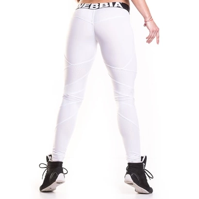 Nebbia Network Tights White