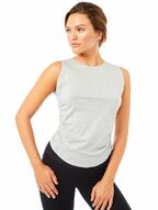 Mandala Side Ruffled Top -joogapaita (Grey)