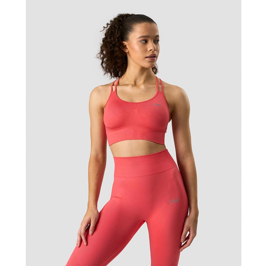 Icaniwill Define Seamless Sports Bra Coral
